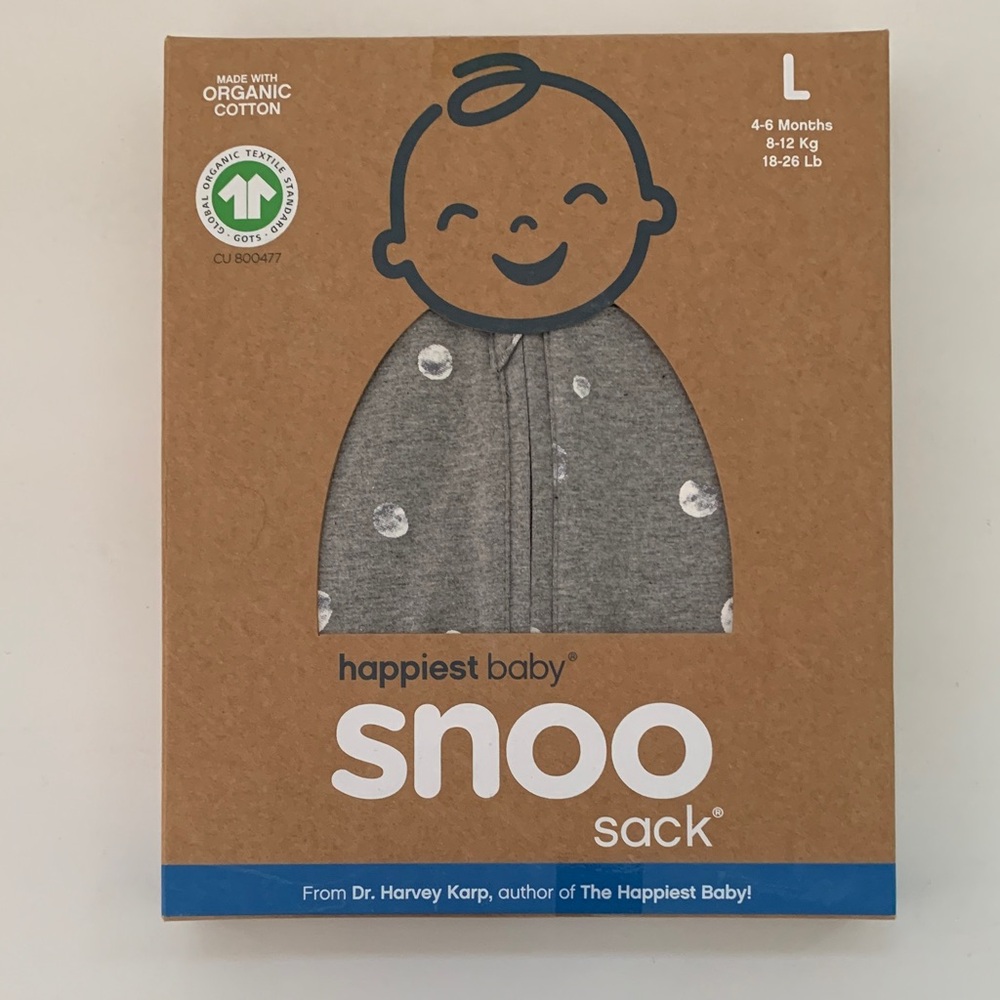 NWT Happiest Baby Snoo Sack in Gray